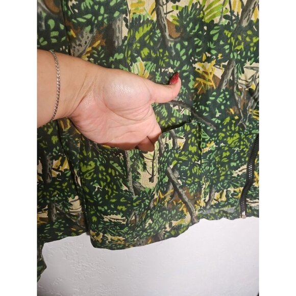 bushlan Camo zipper closure long sleeve hunting gear lot of 2 size medium - Picture 5 of 9